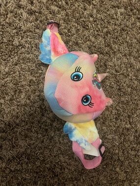 Rainbow Unicorn Kids Waist Bag - Pastel Pink Blue Yellow fanny pack